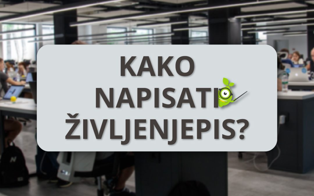 Kako napisati svoj prvi – zmagovalni življenjepis